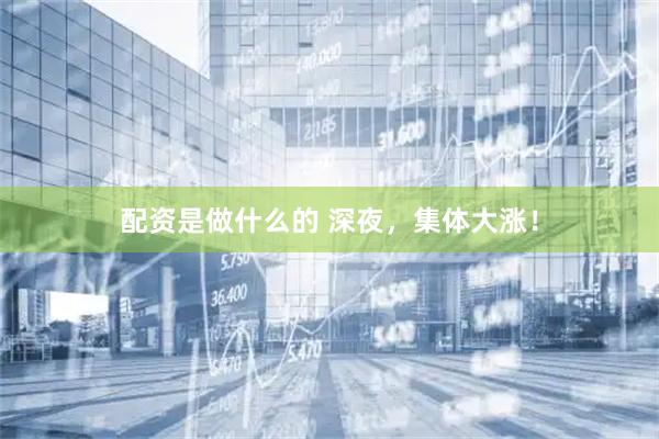 配资是做什么的 深夜，集体大涨！